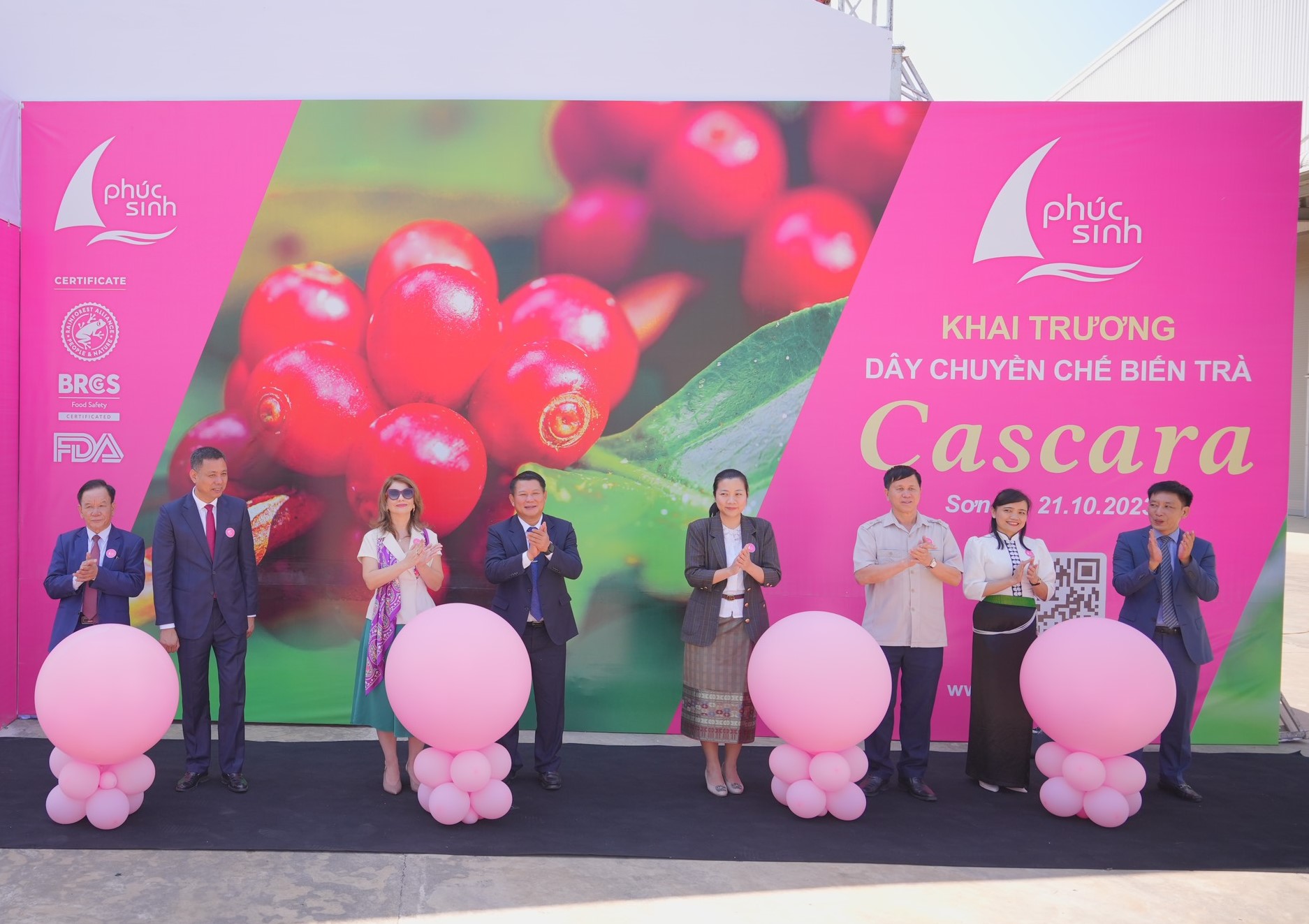 Trà Cascara Phúc Sinh cất cánh thương hiệu từ Sơn La